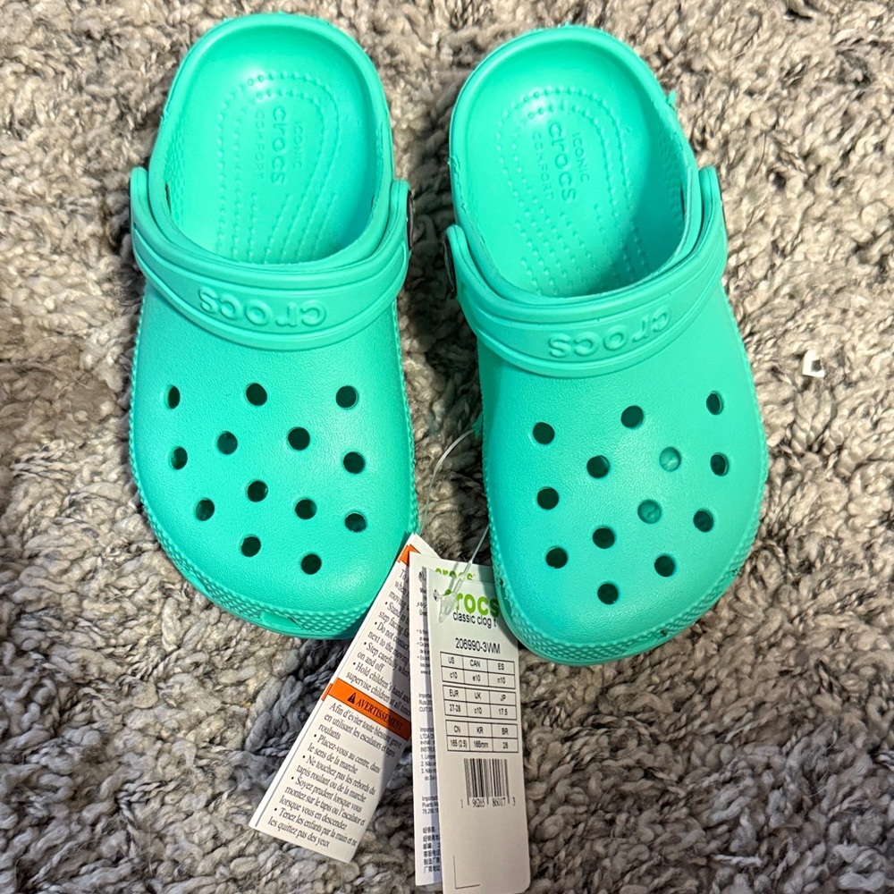 CROCS Kids Sandals - Aqua Blue